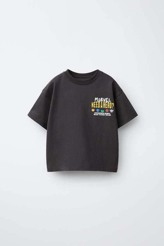 CAMISETA ESTAMPADO THE AVENGERS © MARVEL - Negro de Zara - Imagen 0