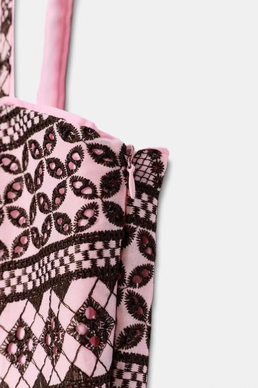 TOP BRODERIES PERFORÉES - Rose de Zara - Image 6