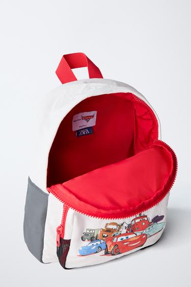 CARS LIGHTNING MCQUEEN © DISNEY BACKPACK - White by Zara - Image 3