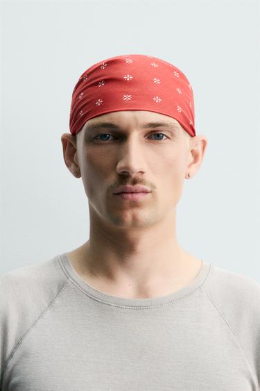 BANDANA ESTAMPADO PAISLEY - Rojo de Zara - Imagen 0