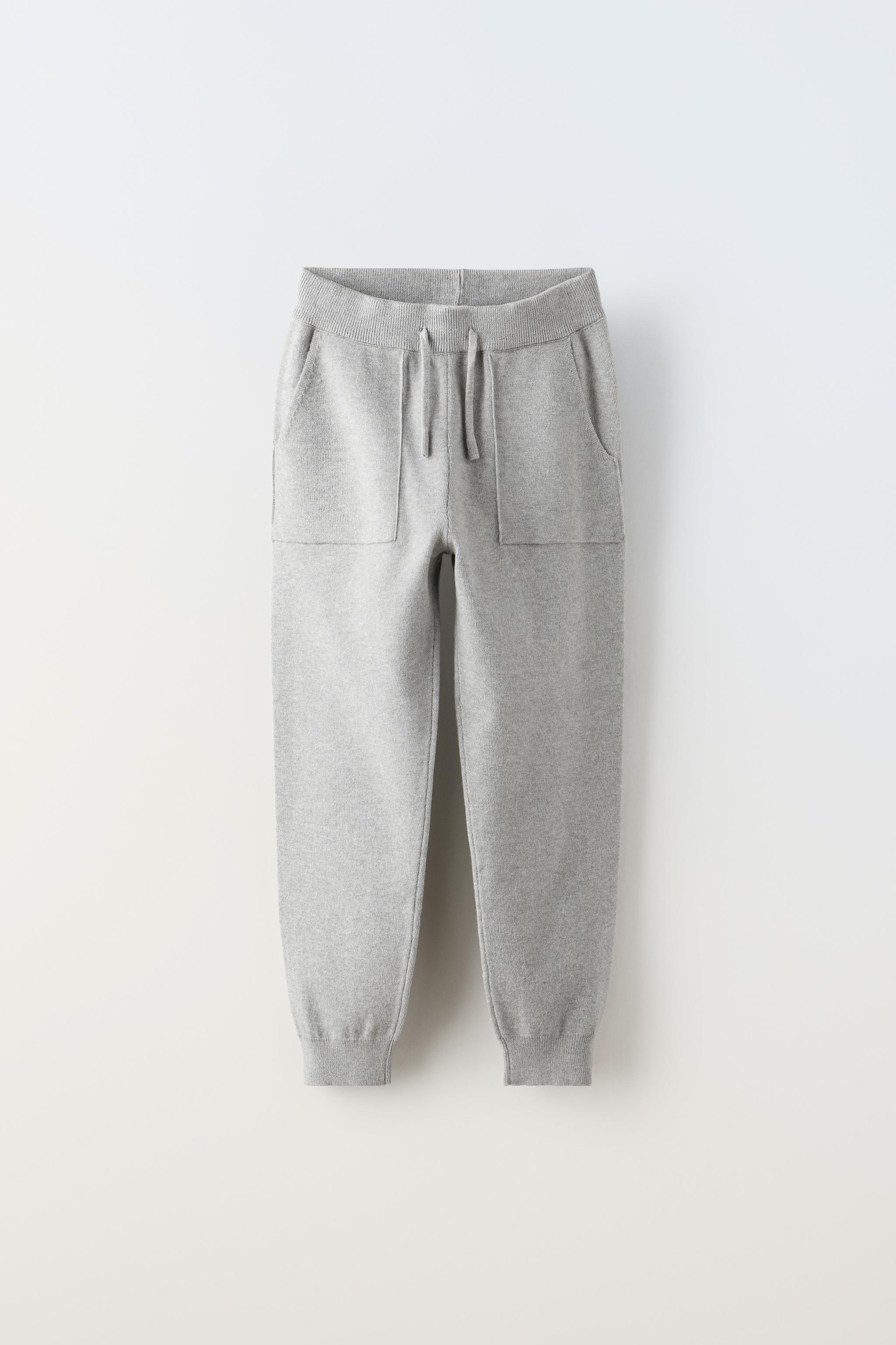 Pantalons ZARA Femme  Pantalon De Jogging En Maille Écru < Arpanet APP