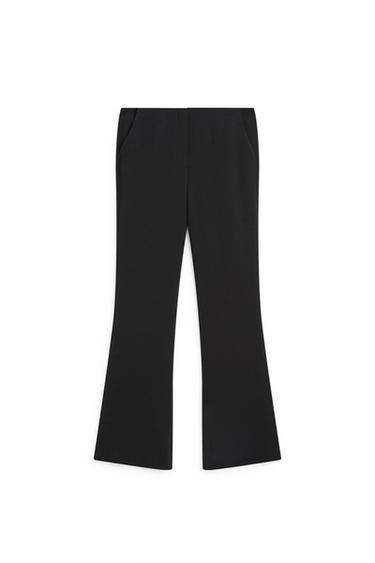 Pantalón satinado flare fit - LIMITED EDITION - Negro de Zara