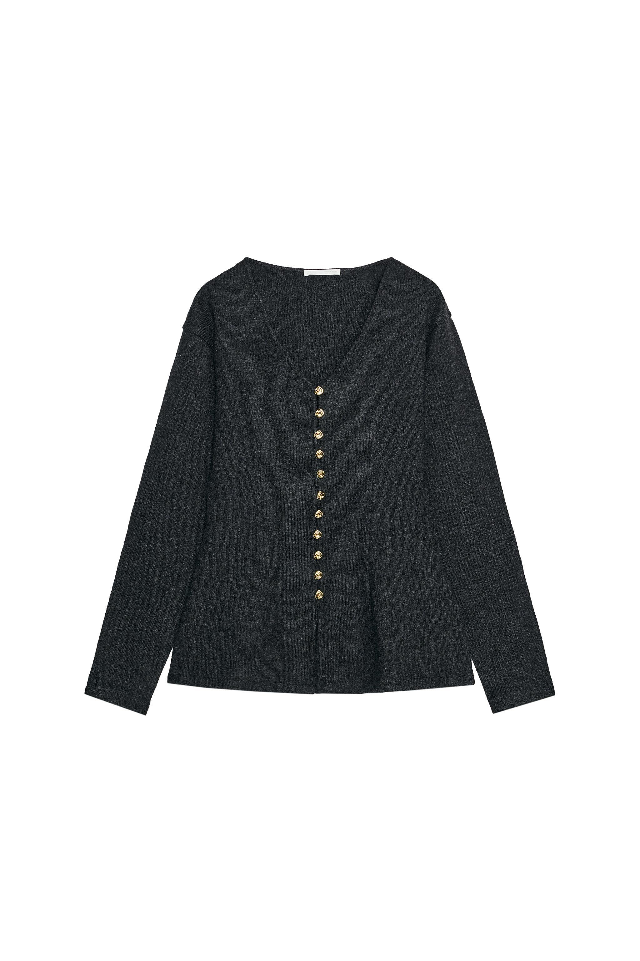 GILET PEPLUM À BOUTONS