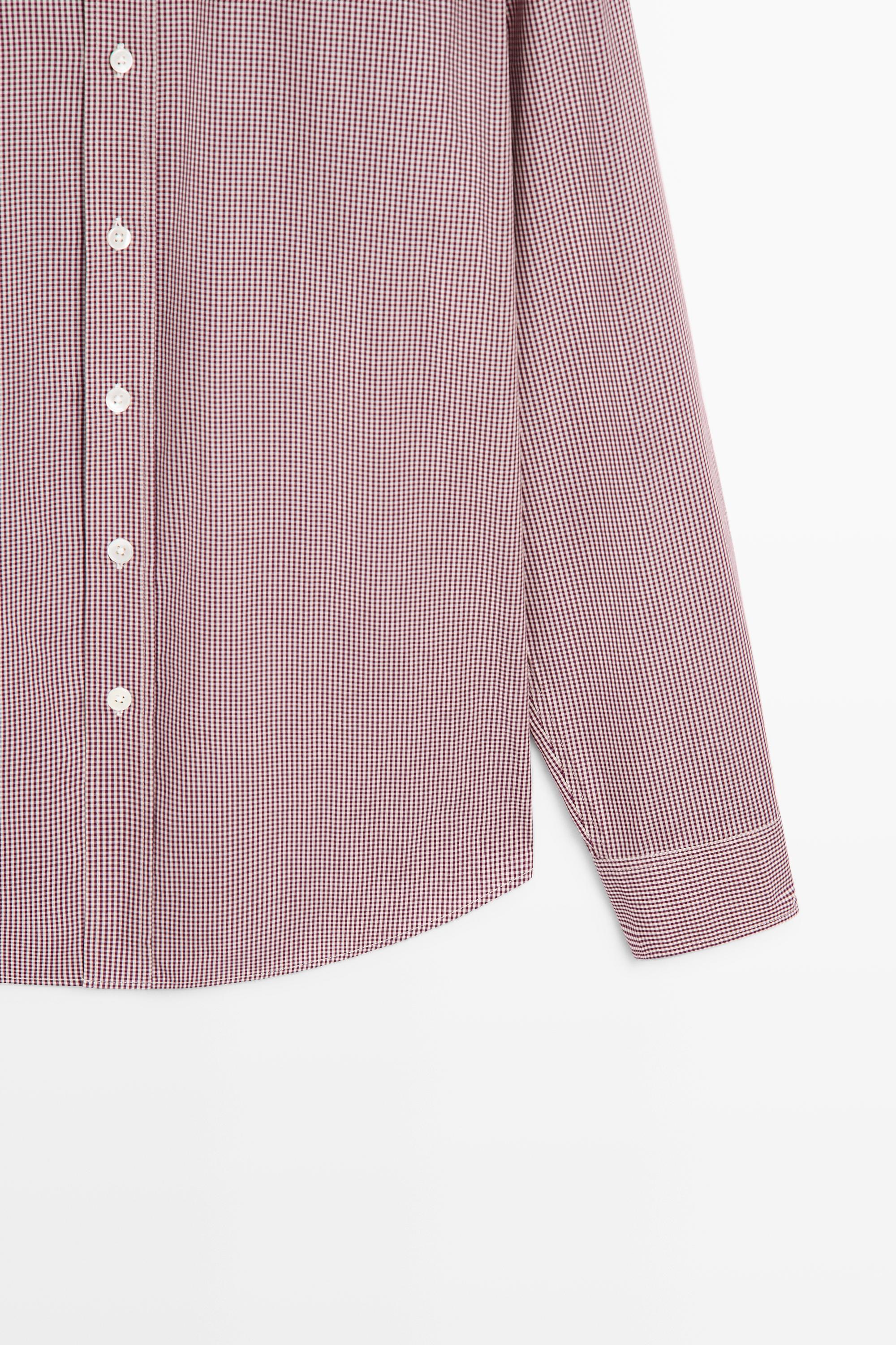 Regular fit gingham shirt