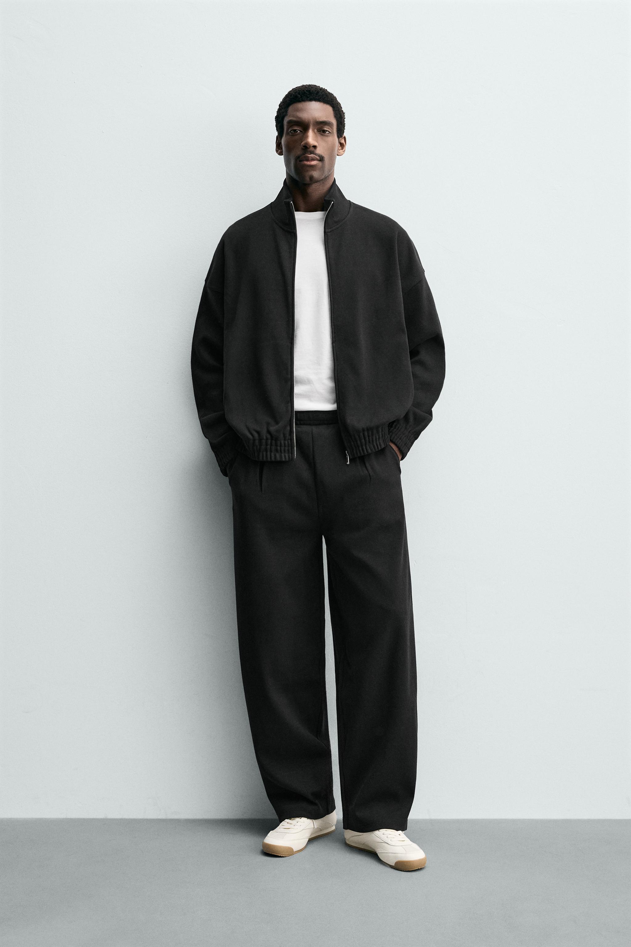 PANTALON DE JOGGING COUPE LARGE À PLIS