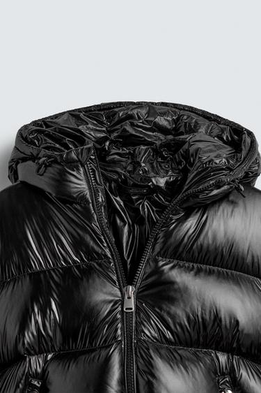 100% FEATHER WATER-REPELLENT DOWN JACKET - Black by Zara - Image 14