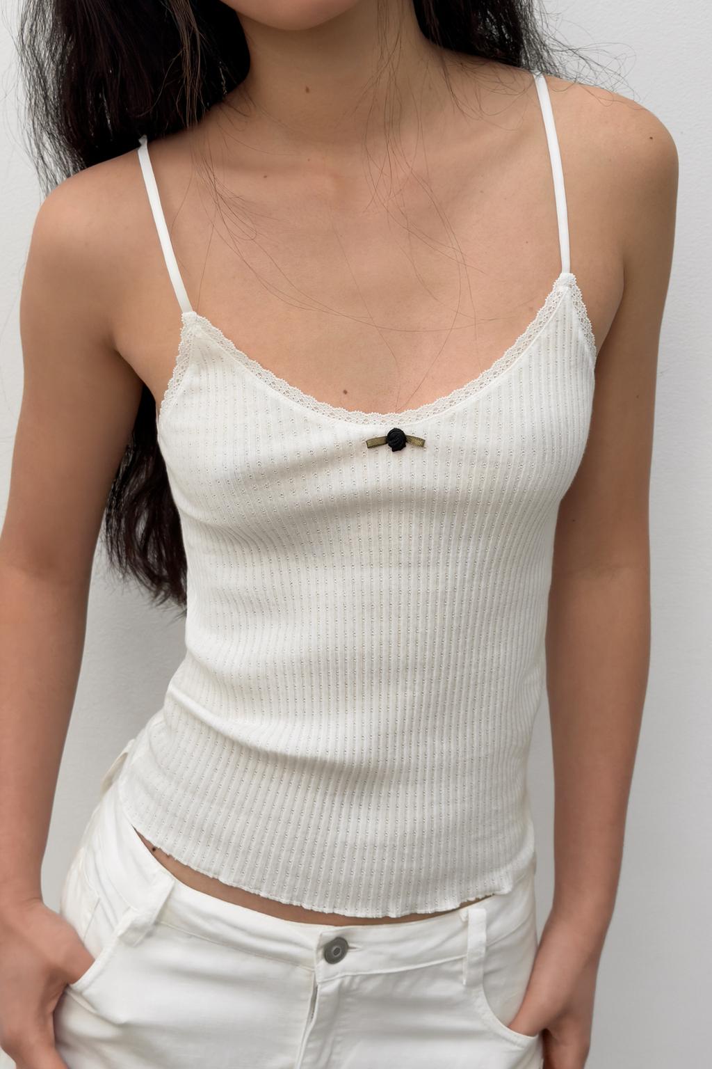 LACE TRIM CAMISOLE
