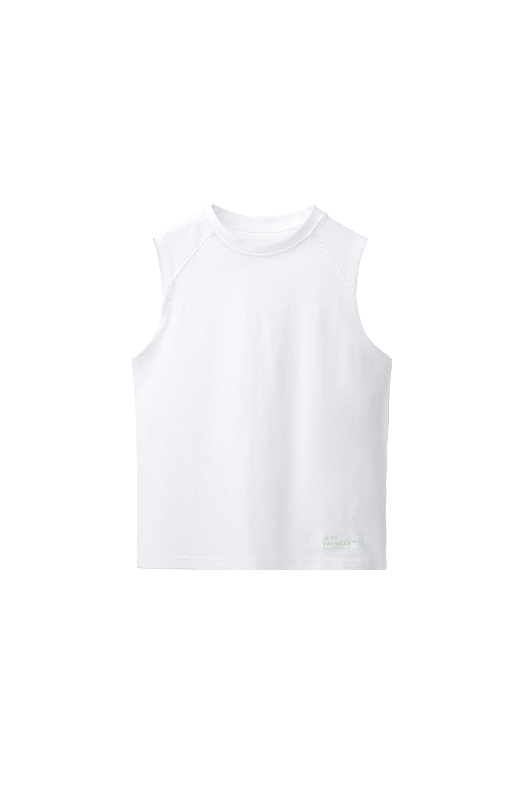 T-SHIRT UNI SANS MANCHES