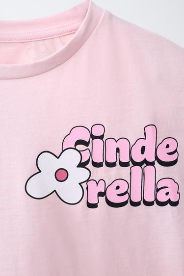 T-SHIRT IMPRIMÉ CENDRILLON PRINCESSES © DISNEY - Rose de Zara - Image 2