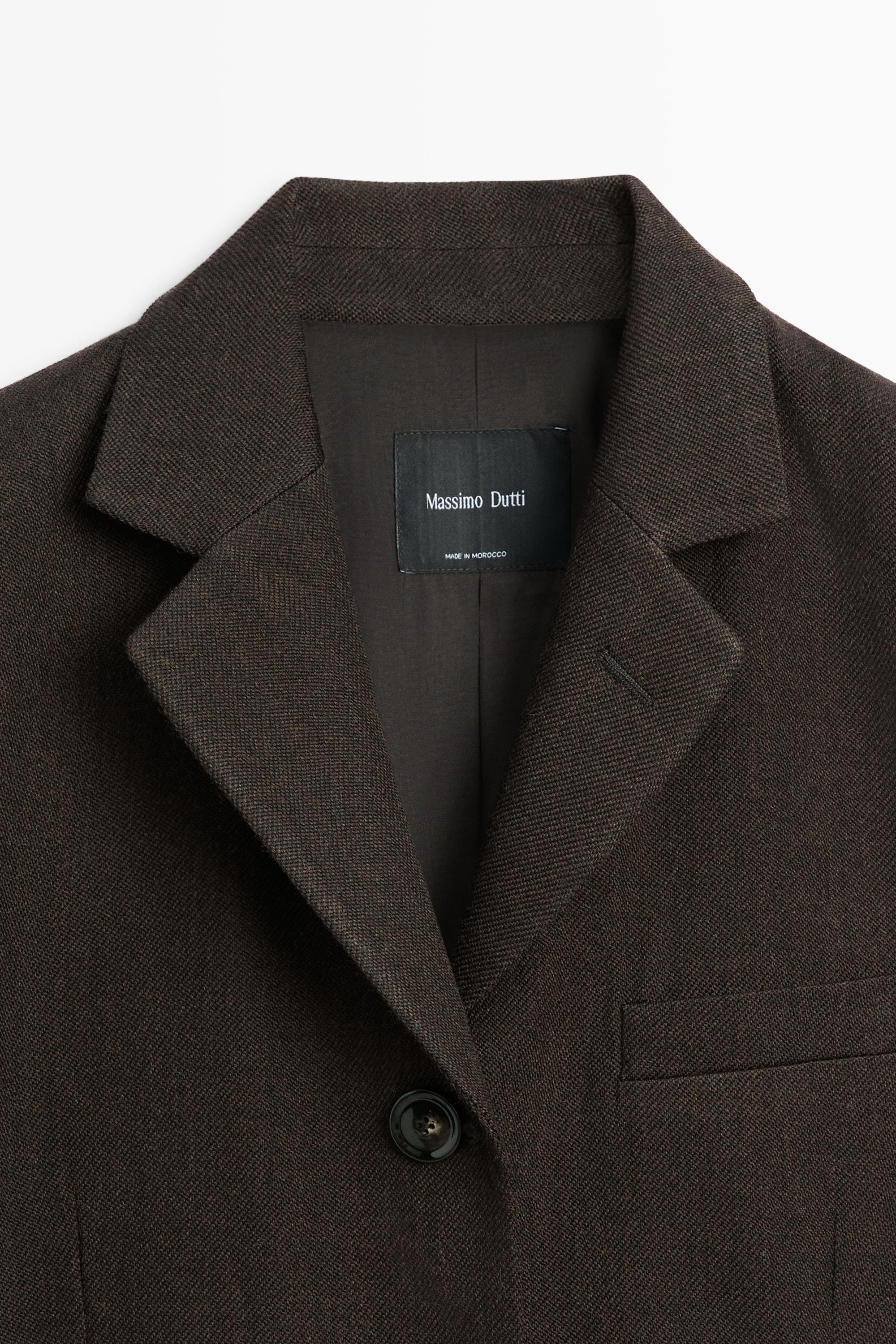Manteau long 100 % laine