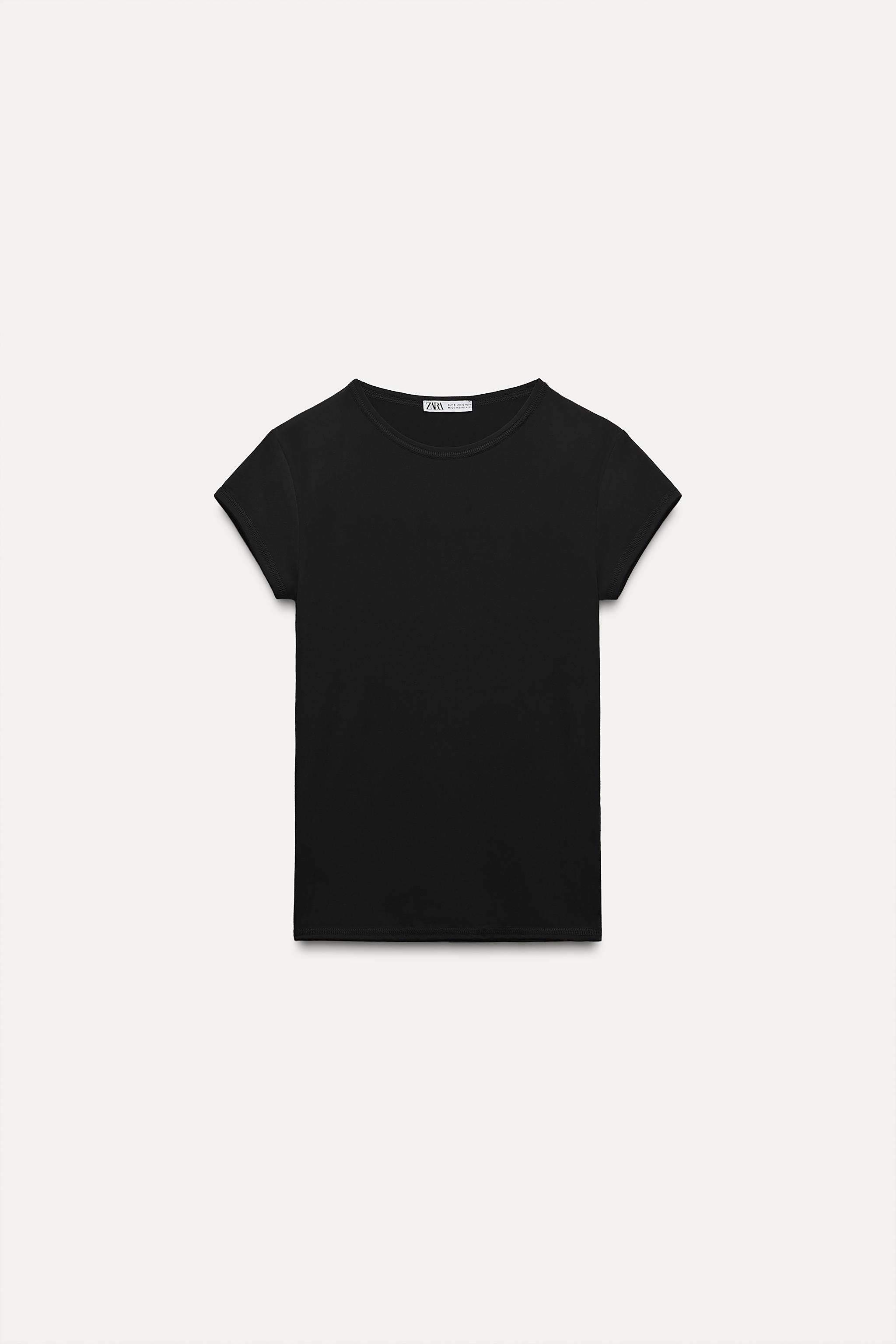 Basic t-shirt zara best sale