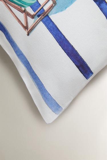 HOUSSE DE COUSSIN CHAISES LONGUES - Bleu de Zara - Image 1