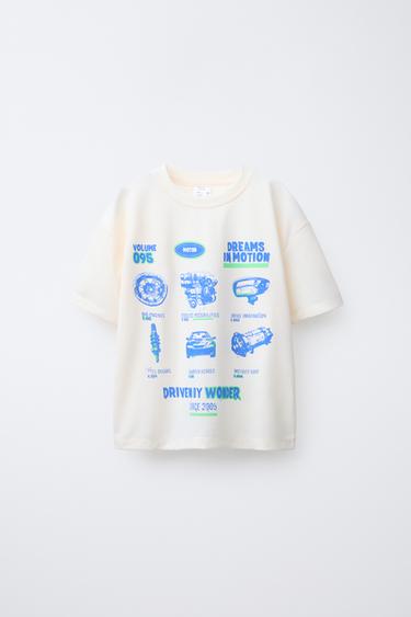 6-14 YEARS/ CAR T-SHIRT AND BERMUDA PYJAMAS - Electric blue by Zara - Image 1