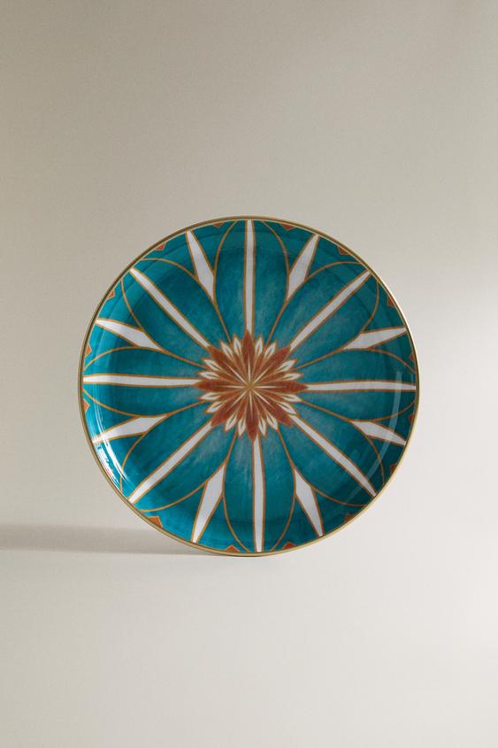 Zara DECORATIVE TURQUOISE TRAY | MARISA BERENSON - Turquoise - Image 0
