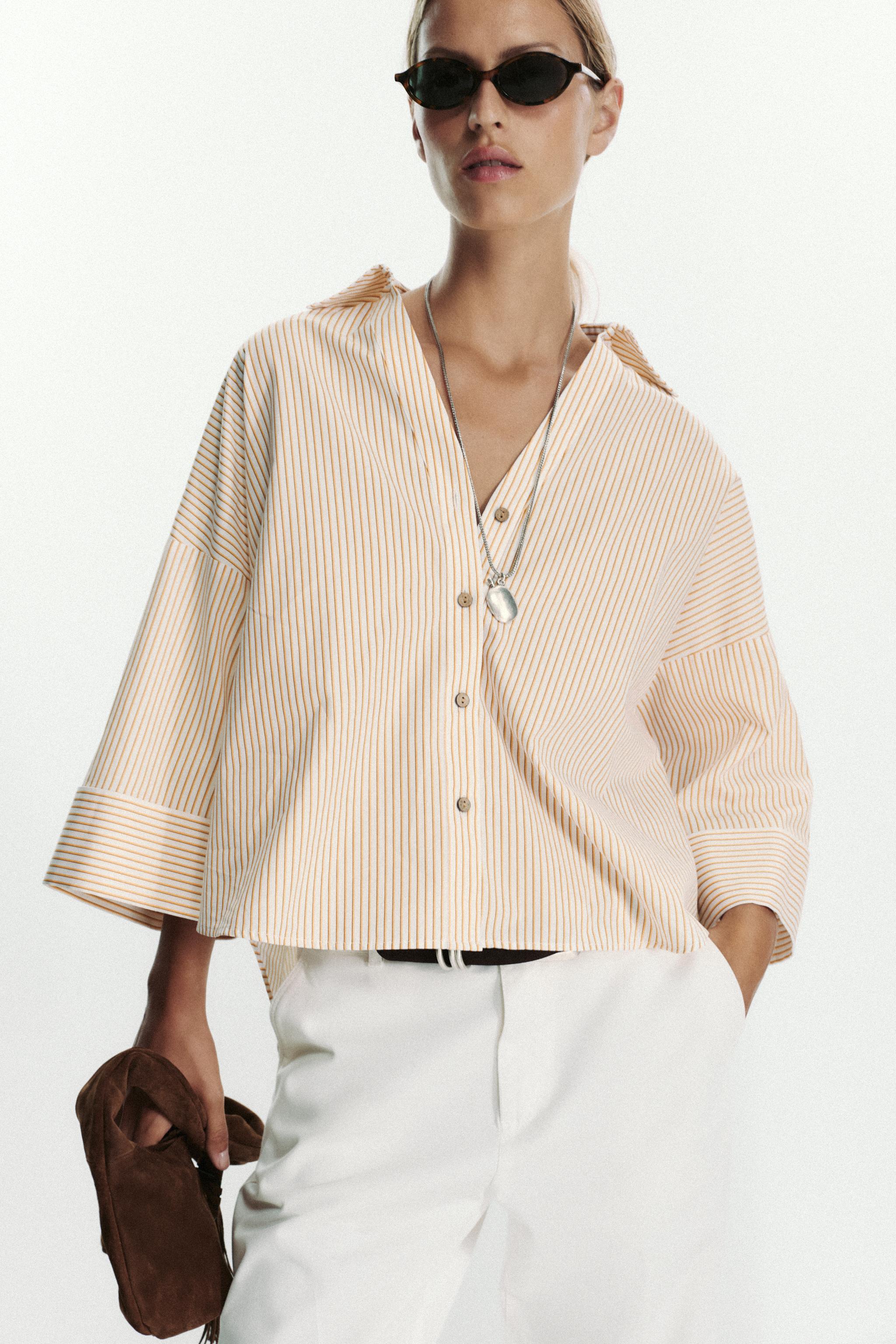 レディースポプリンシャツ | ZARA 日本