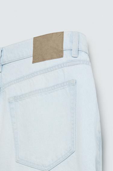 STRAIGHT-LEG JEANS - Sky blue by Zara - Image 8