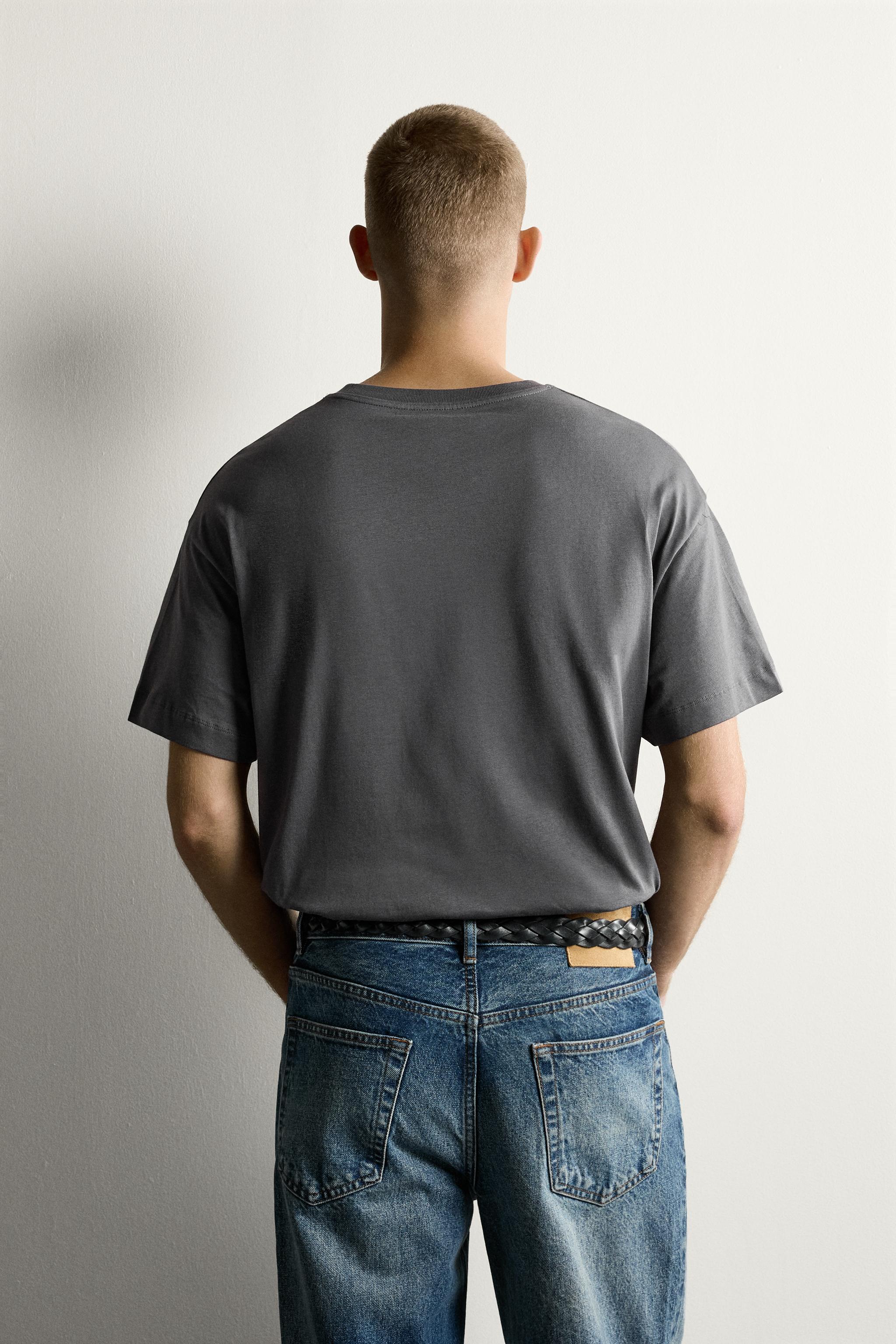 Мужские футболки Zara RIO GRAPHIC RELAXED FIT T-SHIRT — фото 3