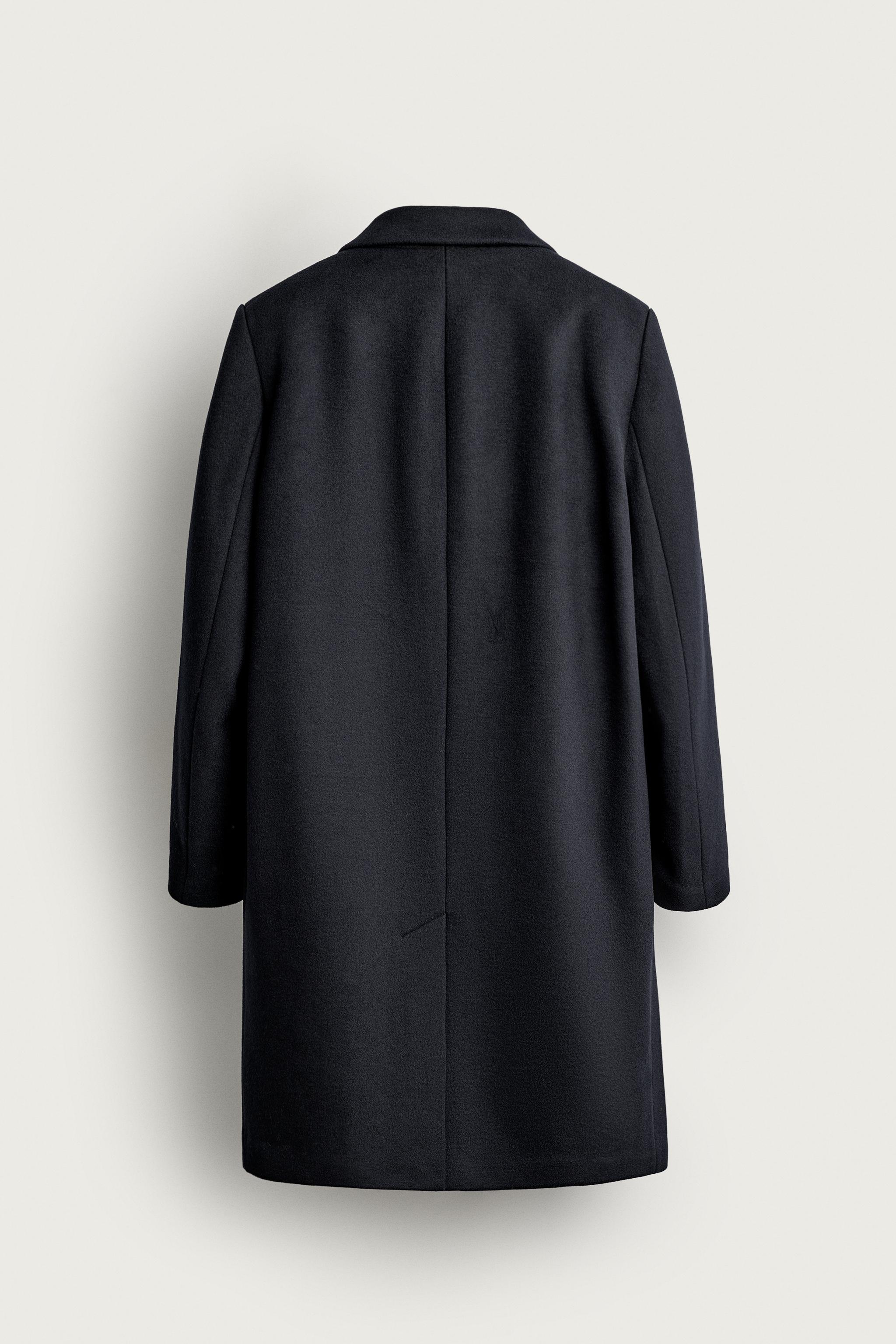 MANTEAU REGULAR FIT AVEC LAINE
