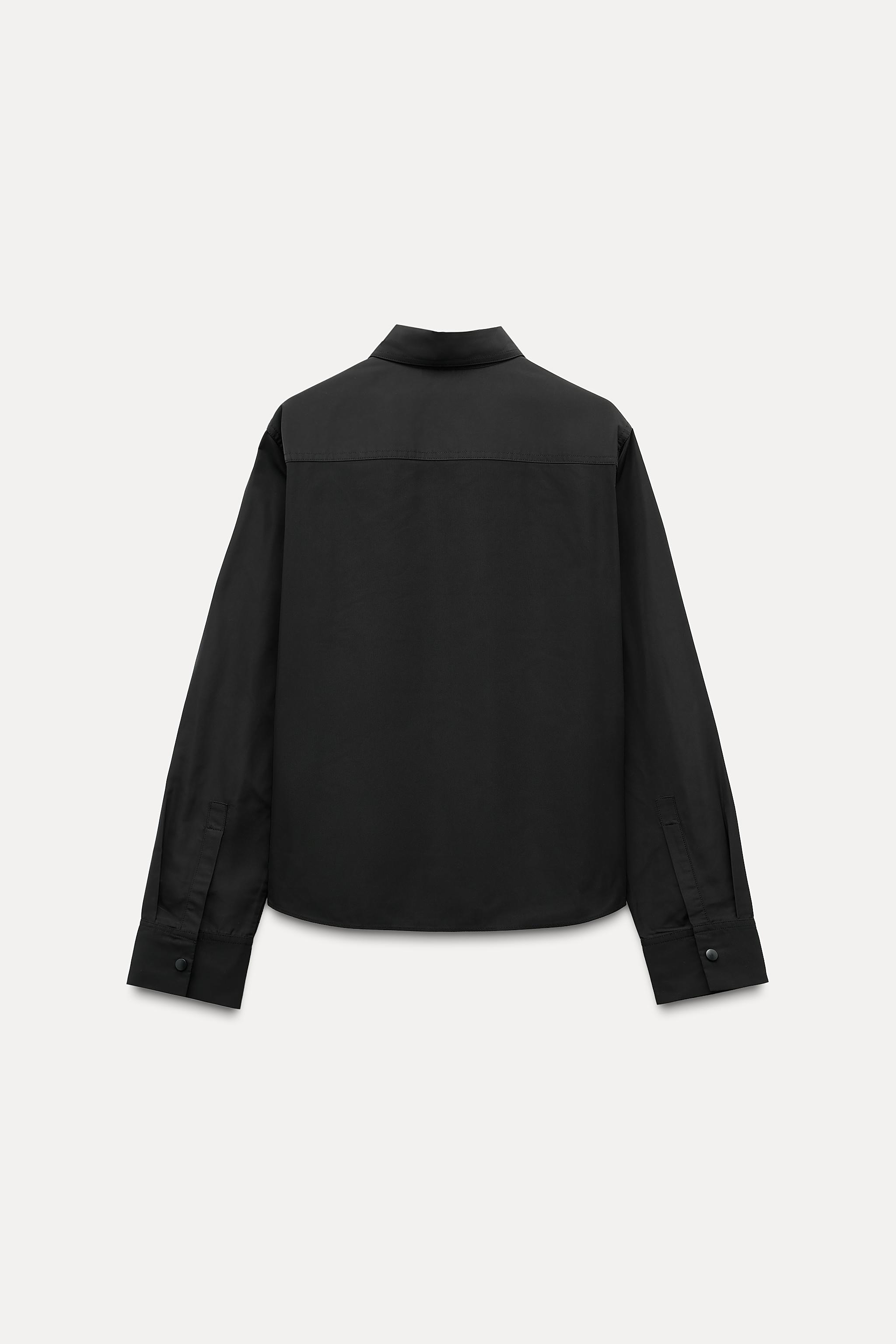 ZW COLLECTION ポケットシャツ - ブラック | ZARA Japan / 日本