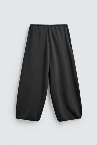 PANTALON BAGGY FIT JOGGER - Gris anthracite de Zara - Image 6
