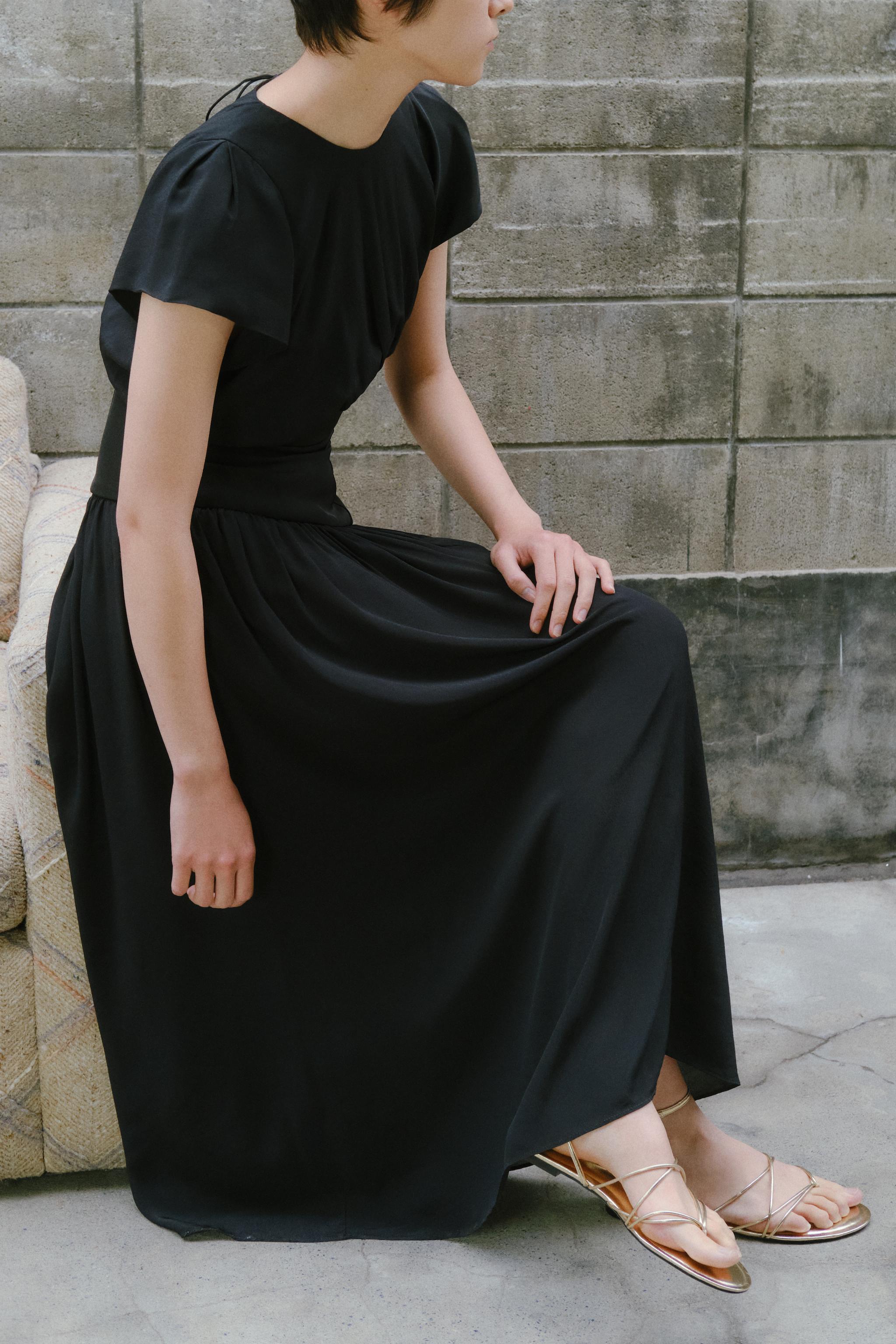 【ZARA】ファブリックベルト コンビ ワンピース ZW COLLECTION ファブリックベルト コンビ ワンピース ZW COLLECTION