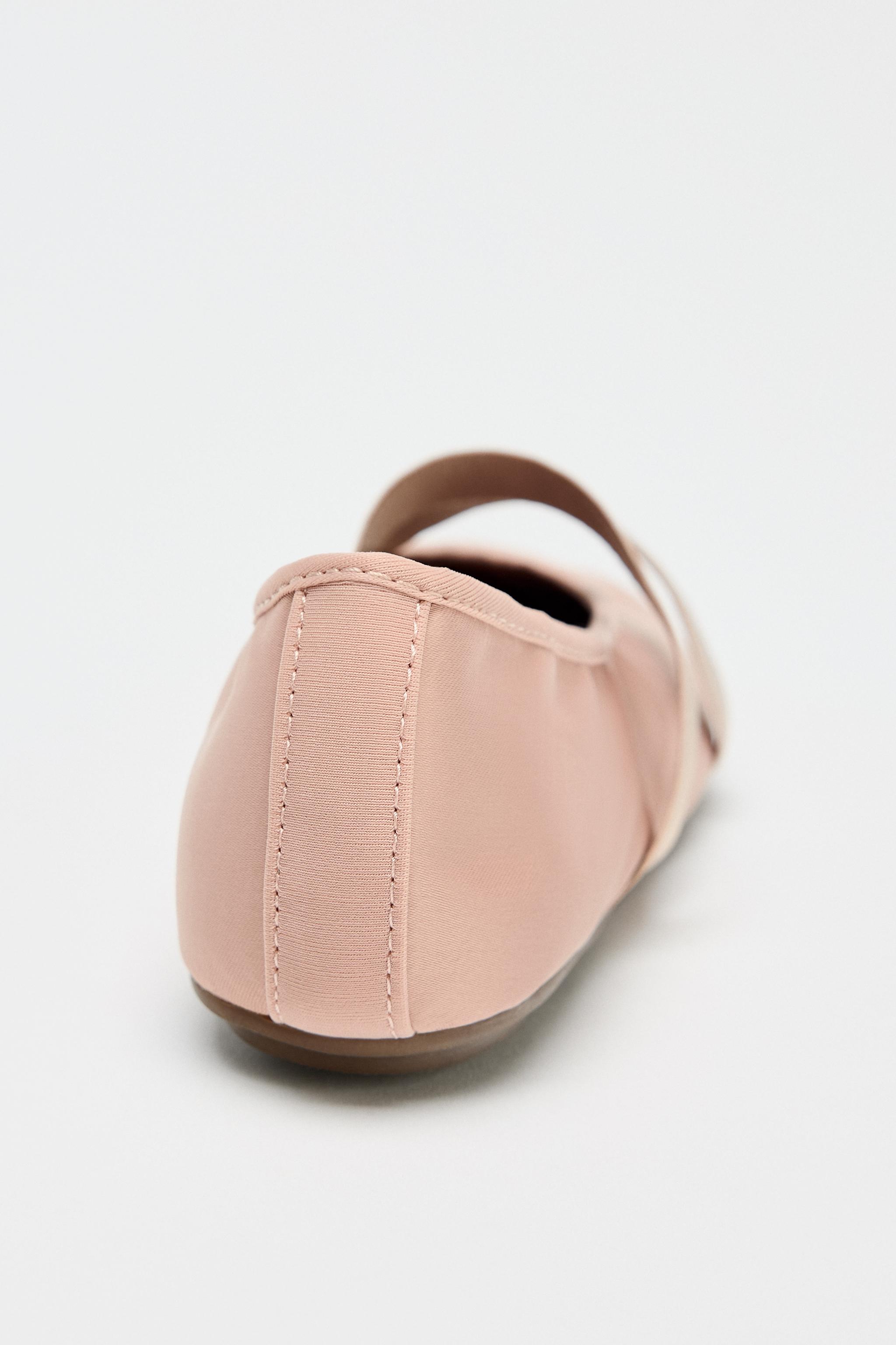 ELASTIC BALLET FLATS - Pink | ZARA United States