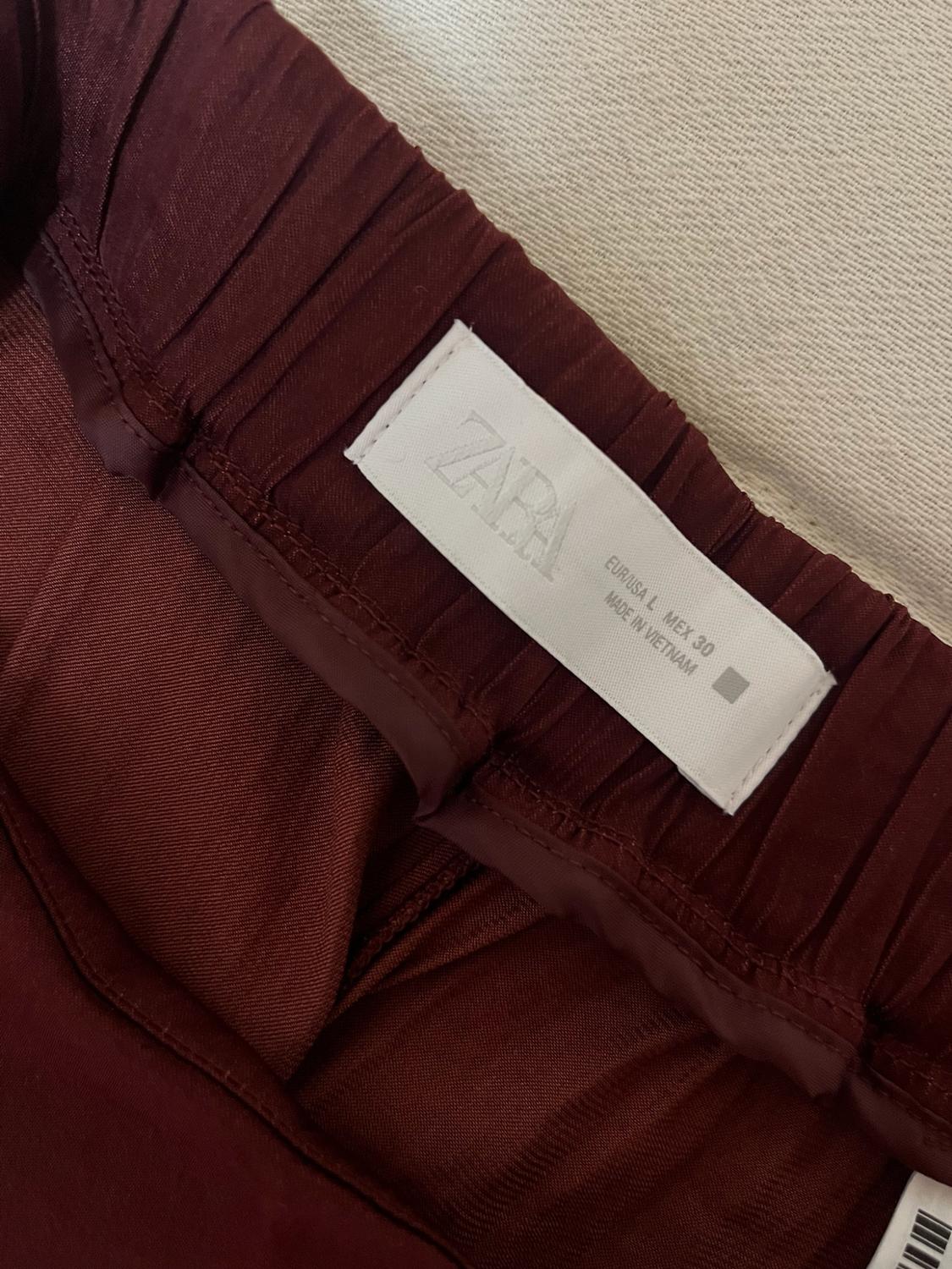 WIDE-LEG DARTED TROUSERS - Image 2