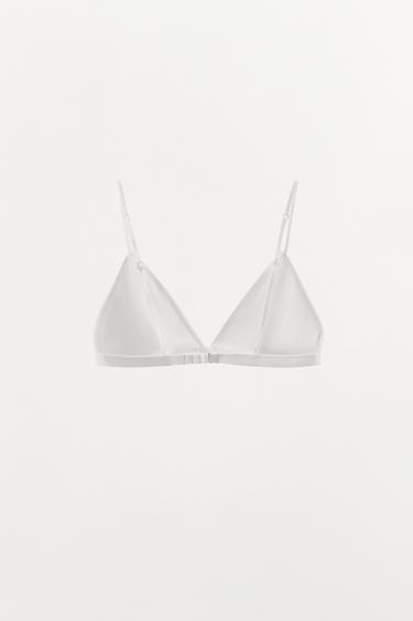 BRALETTE TRIANGLE MODAL - Blanc de Zara - Image 4