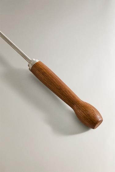 STEEL FIREPLACE BROOM - Silver by Zara - Image 3