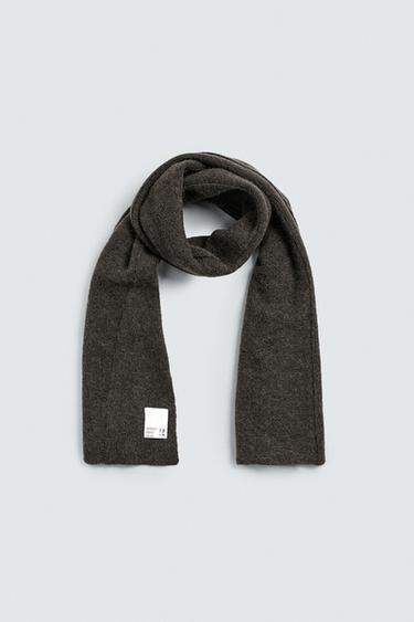 COMBINED TEXTURED SCARF X SR_A - Brown / Taupe by Zara - Image 3
