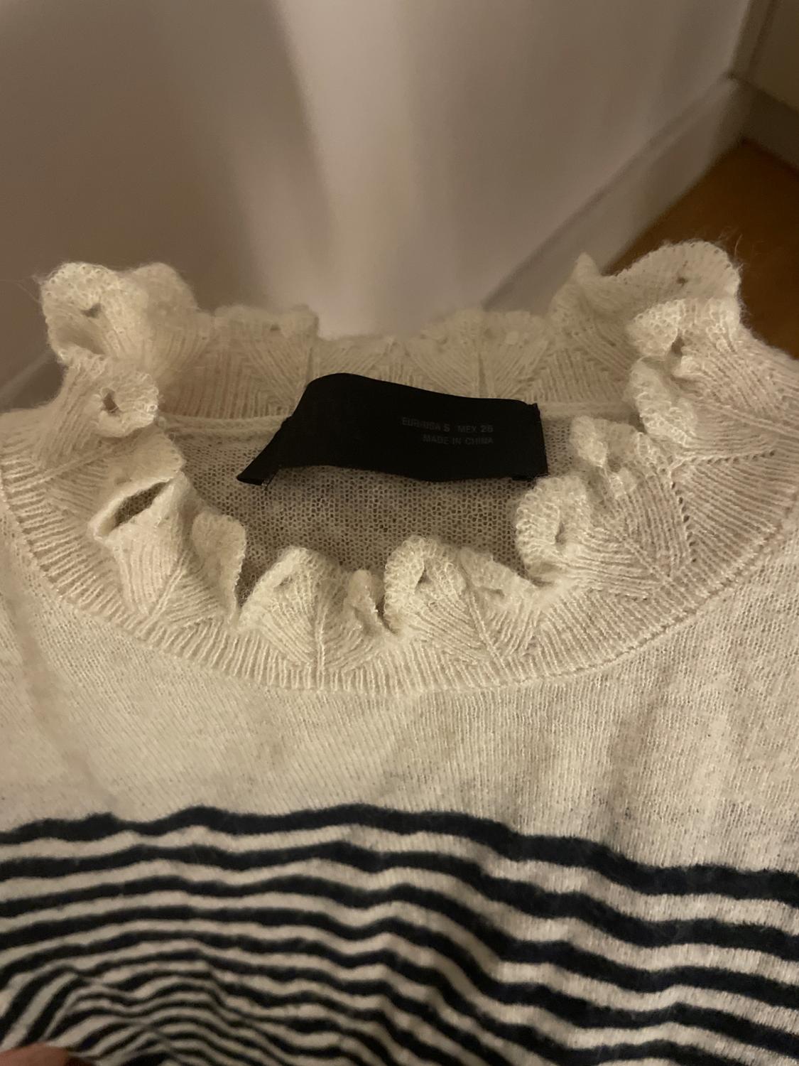 SHORT SLEEVE STRIPED KNIT JUMPER - Image 3