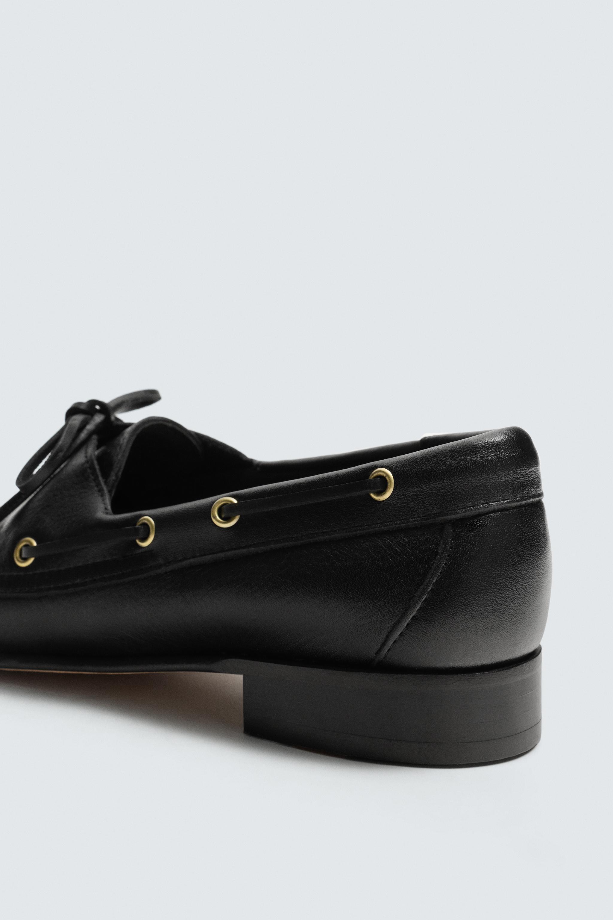 BUTY W STYLU MARYNARSKIM CASTELLANO 1920 ® X ZARA MAN - Brązowy 