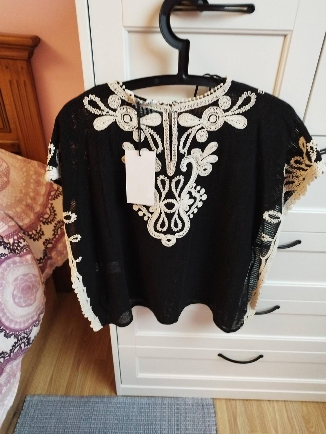 ZW COLLECTION CONTRAST CROCHET TOP - Image 4