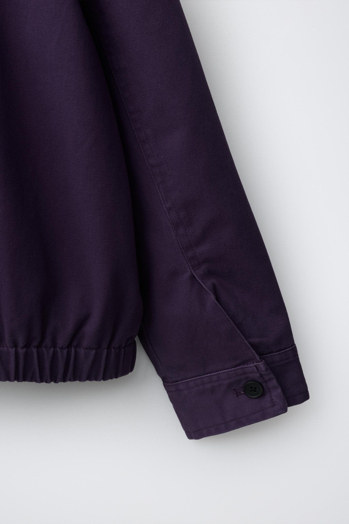 Детская куртка Zara Washed Effect Twill, цвет: Фиолетовый — фото 5
