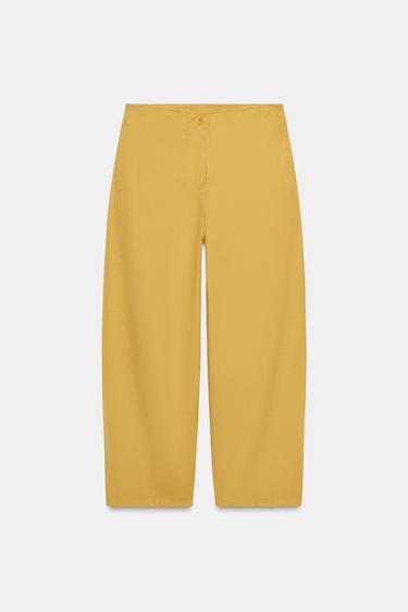 CALÇA BALLOON - Mostarda da Zara