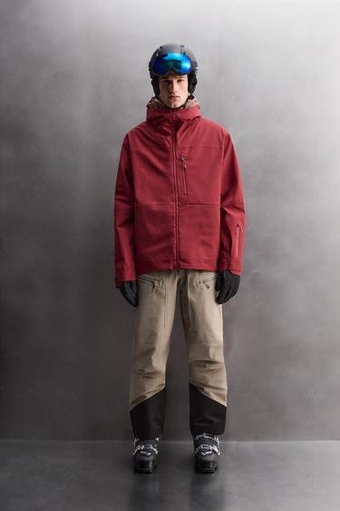 CAZADORA TÉCNICA SHELL SKI RECCO® WATERPROOF - Rojo de Zara