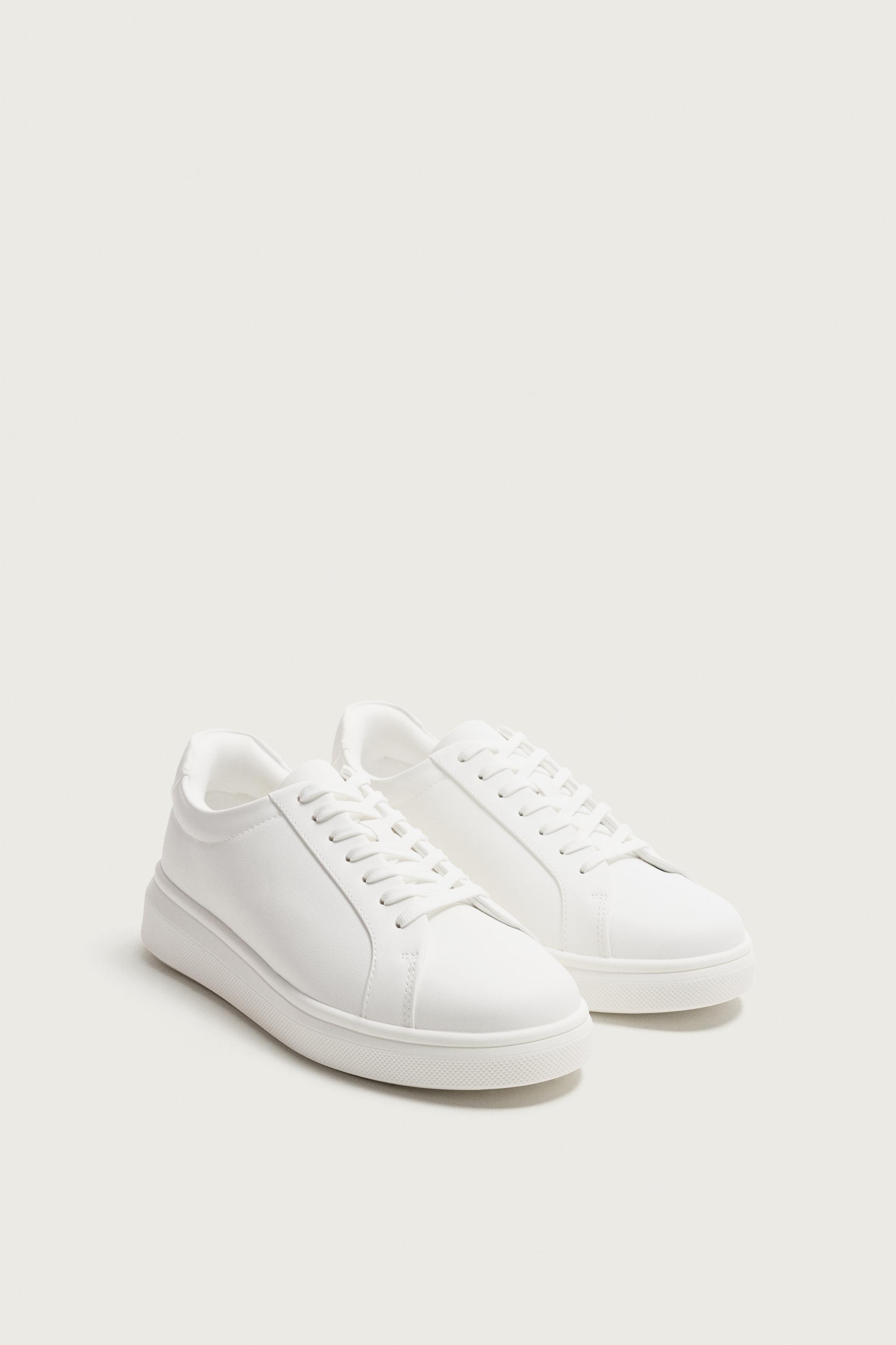 MONOCHROME CHUNKY SNEAKERS — White