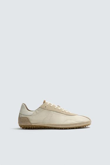 SNEAKER IN RETROSTIJL - Beige van Zara