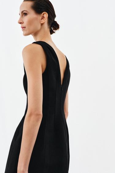 VESTIDO CURTO ZW COLLECTION - Preto da Zara