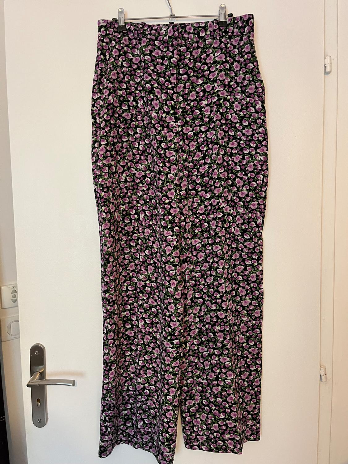 FLORAL PRINT MASCULINE TROUSERS - Image 2