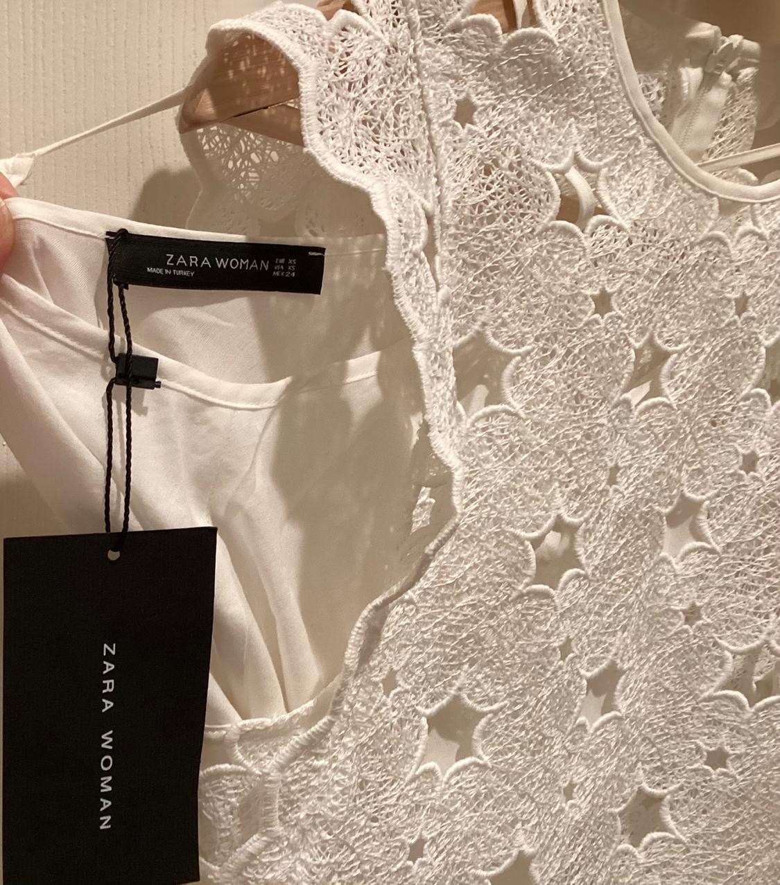LACE MINI WHITE DRESS - Image 6