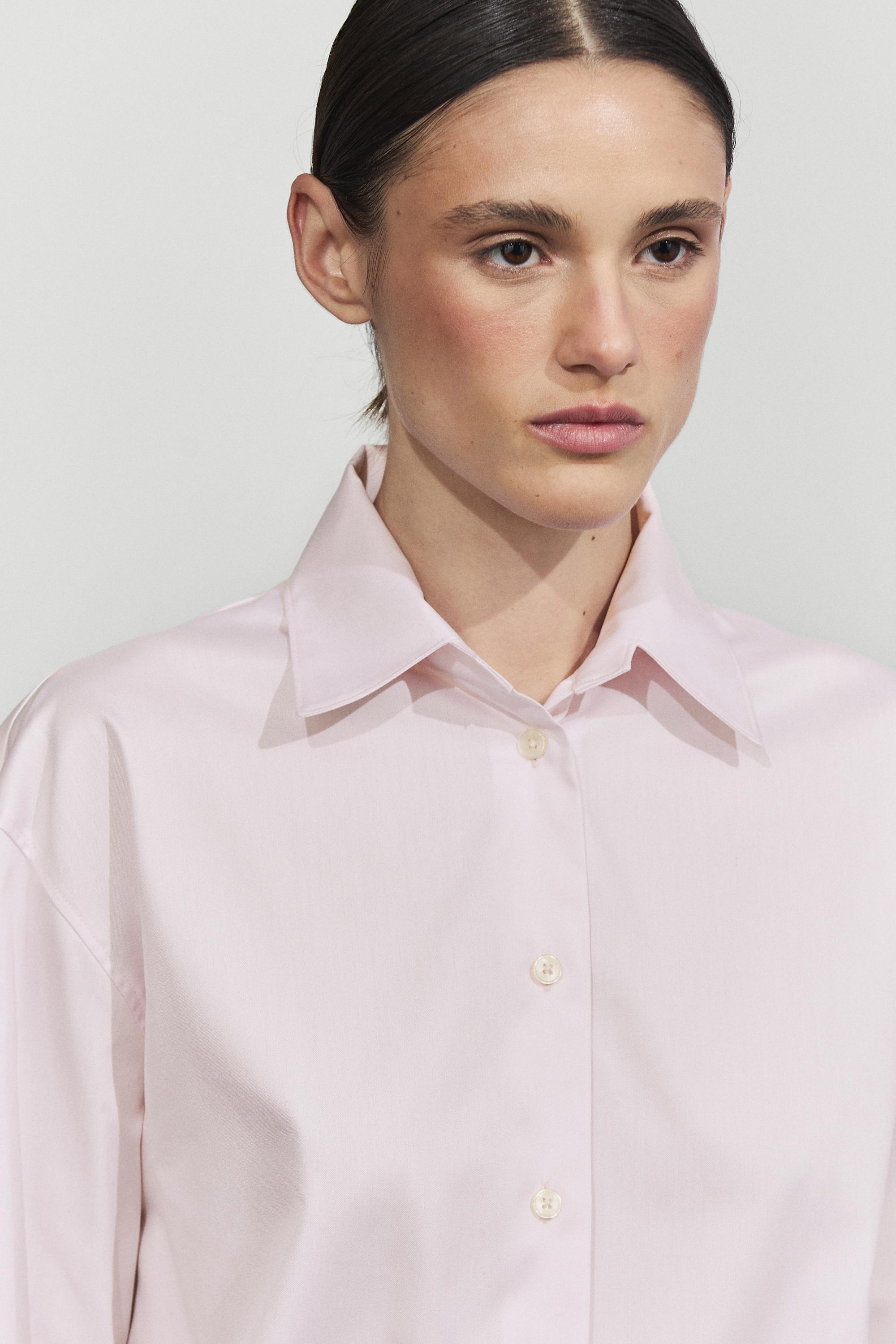 Chemise en popeline 100 % coton