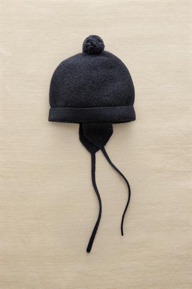 GORRO BEBÉ CASHMERE - Marino de Zara