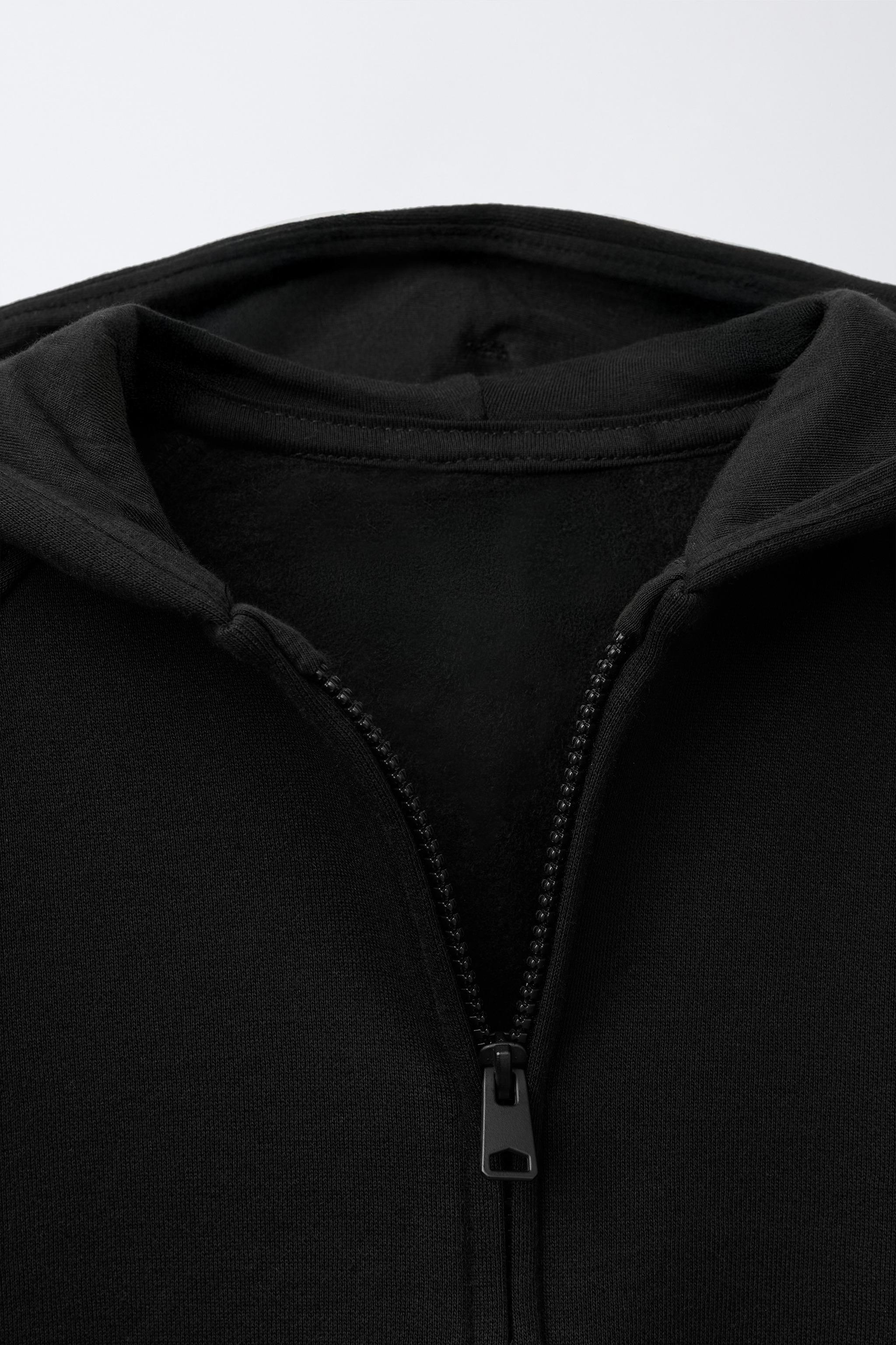 Детские худи Zara PLUSH ZIPPERED SWEATSHIRT — фото 4