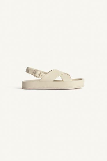 LTHR CRSSVR SNDLS - Blanc de Zara - Image 5