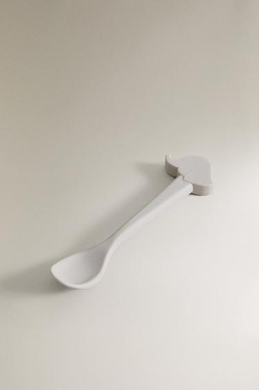 CHILDREN'S SILICONE ELEPHANT SPOON - Greyish by Zara - Image 1