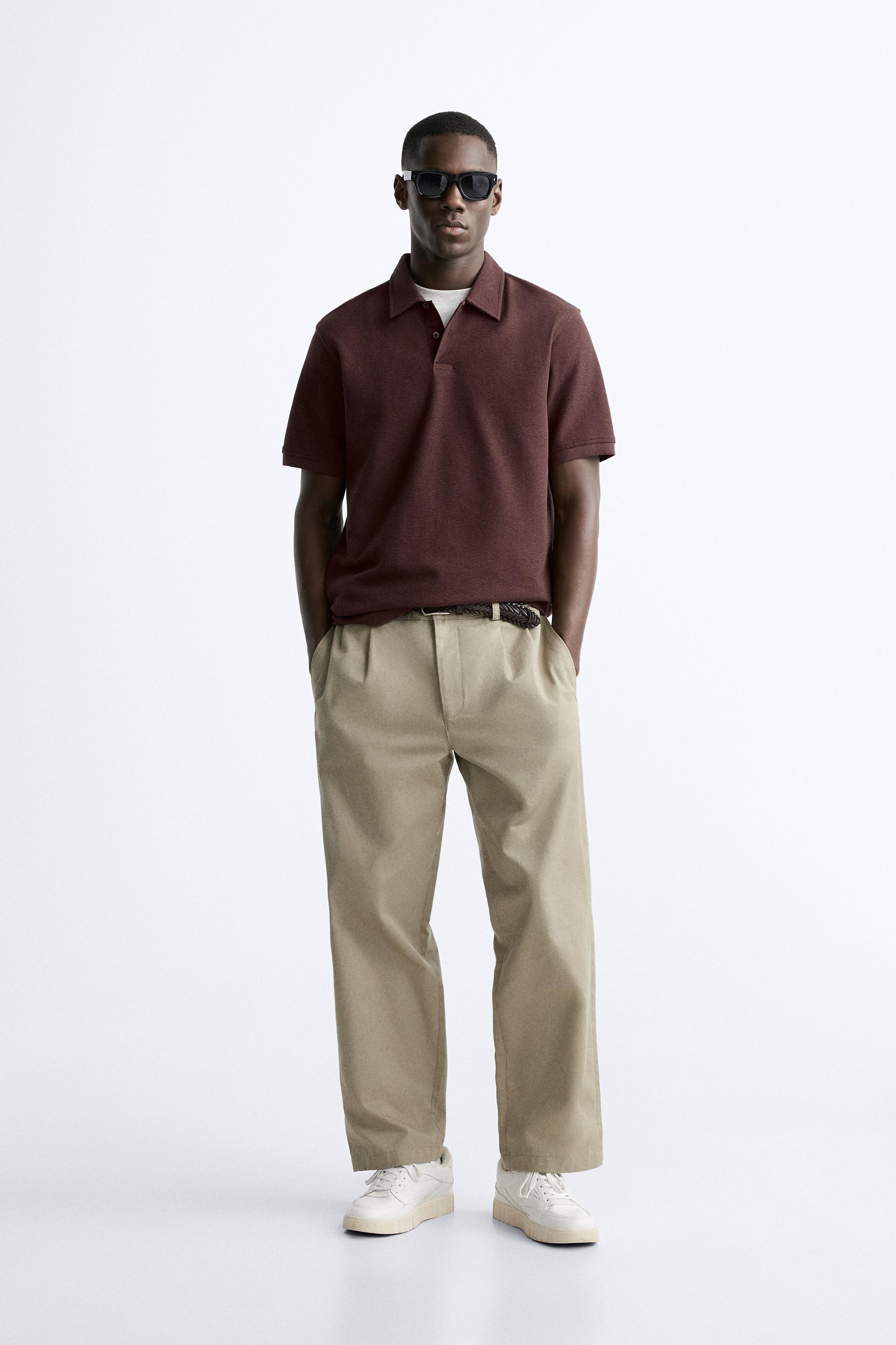 Man in hotsell polo shirt