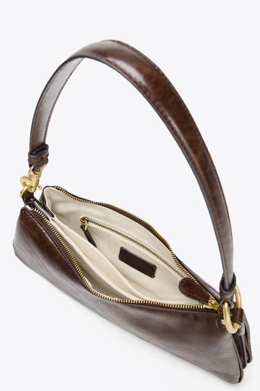 SAC PORTÉ ÉPAULE ALLONGÉ - Chocolat de Zara - Image 6