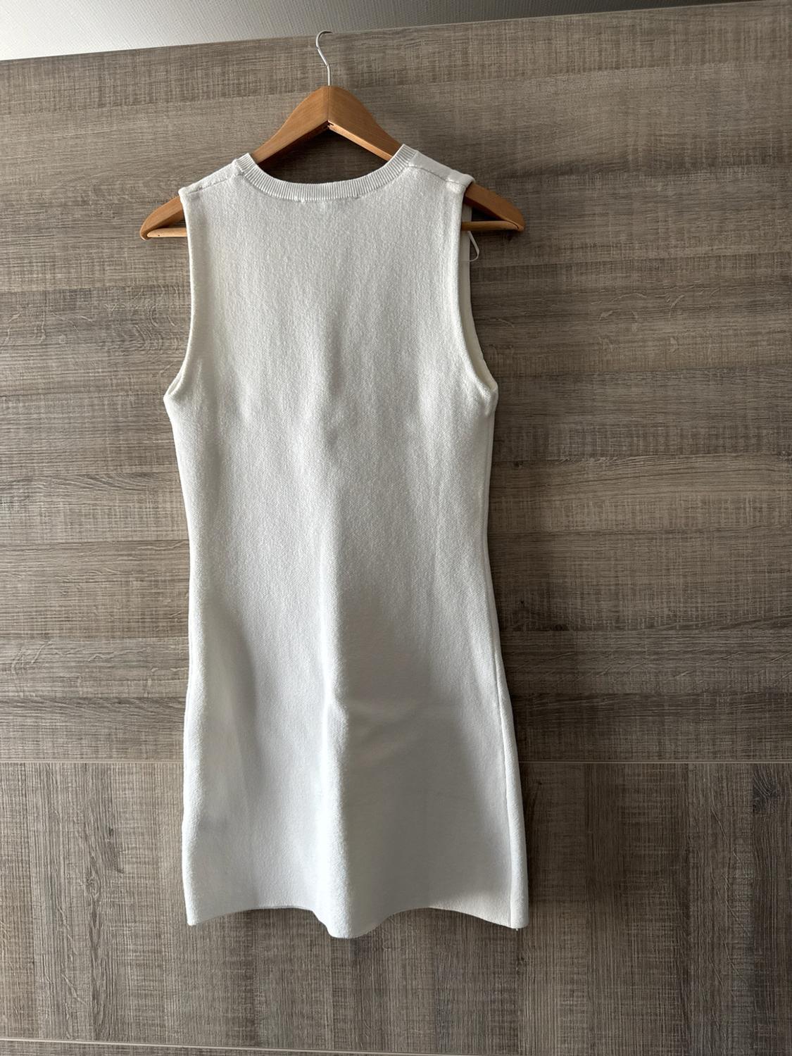 PLAIN KNIT MINI DRESS - Image 5