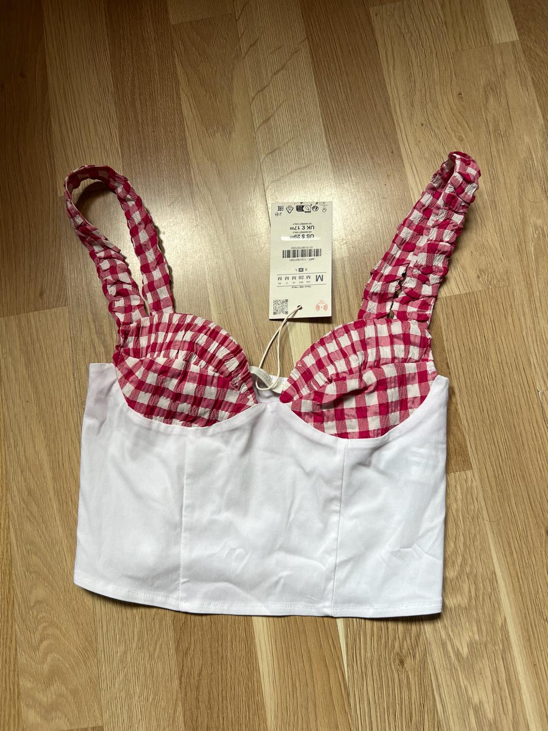 GINGHAM CORSET TOP - Image 5